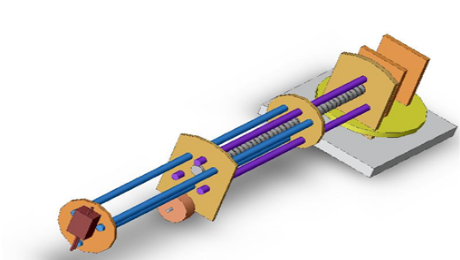 3 DOF Robotic Manipulator solving a puzzle